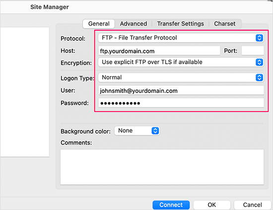 نحوه اتصال به سایت وردپرس با استفاده از FTP