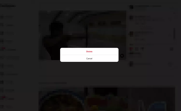 نحوه حذف کامنت اینستاگرام در کامپیوتر